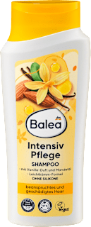 Šampon za intenzivno nego las Intensiv Pflege z vonjem vanilije in z mandljevim oljem Balea