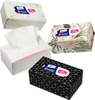 Papirnati robčki večje velikosti, 4-slojni, več različic Soft&Sicher