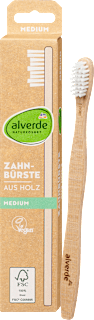 Четка за зъби от дърво medium alverde NATURKOSMETIK
