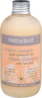 Kremni šampon proti izpadanju las Naturavit