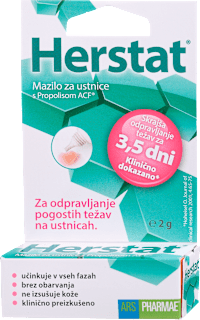 Herstat mazilo za ustnice s Propolisom ACF ARS PHARMAE