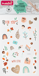 Súprava dekoratívnych tetovačiek na sviečky a keramiku Profissimo