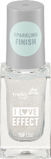 Top do paznokci I love Effect Nail Polish Top Coat Sparkling Finish 110 trend !t up