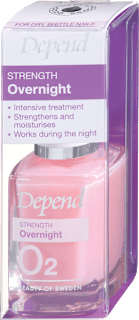 O2 intenzivna nočna nega za krepitev Strength Overnight DEPEND
