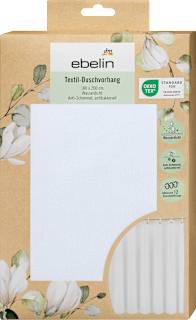 Textilný sprchový záves ebelin