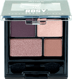 Quattro paleta sjenila za oči – 2 Rosy  AURA