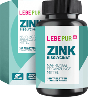 Zink Tabletten 180 St Lebepur