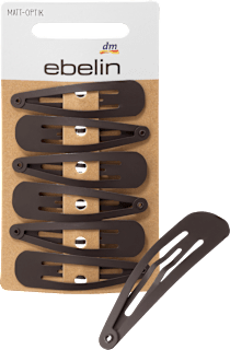 Spinki do włosów brązowe, matowe ebelin