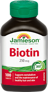 Tablety Biotin 250 mcg Jamieson