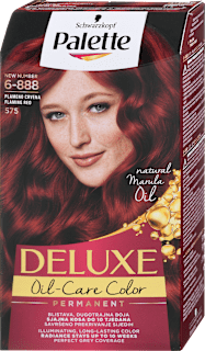 Barva za lase 6-888 Ognjeno Rdeča Palette DELUXE