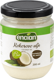 Bio kokosovo ulje bez mirisa encian