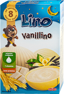 Vanilino žitna kašica, 8 + mj. Lino
