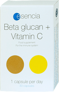 Beta glukan 250 + vitamin C kapsule esencia