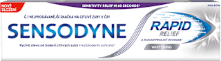 zubní pasta Rapid Relief Whitening, SENSODYNE