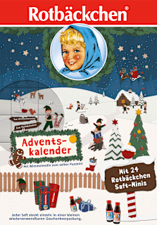 Adventskalender 2026, 24 Saft Minis Rotbäckchen