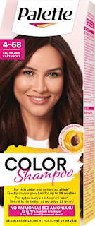 Farba na vlasy - 4-68 gaštanový Palette COLOR Shampoo