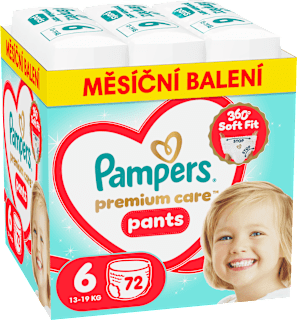 plenkové kalhotky, velikost 6 Pampers Premium Care