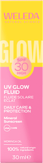Denný pleťový UV fluid Glow Daily Care & Protection SPF 30  WELEDA