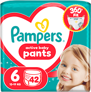 plenkové kalhotky velikost 6 Pampers active baby