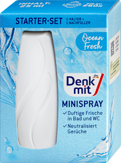 Mini spray kezdőszett Ocean Fresh, tartó és utántöltő Denkmit