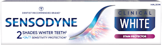 zubní pasta Clinical White Stain Protector SENSODYNE