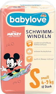 Schwimmwindeln Gr. Small (4-9 kg)   babylove