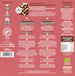 Backmischung, Meine Cheesecake Brownies BIOVEGAN