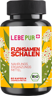 Bio Flohsamenschalen Kapseln 60 St Lebepur