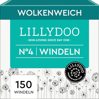 Windeln Gr. 4 (9+ kg) Monatsbox LILLYDOO