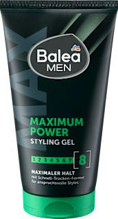 Gel per capelli MAXIMUM POWER Balea MEN