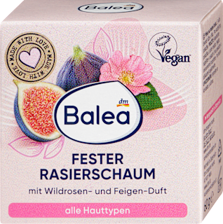 Fester Rasierschaum Wildrose Balea