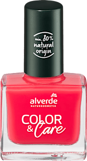 Лак за нокти Color & Care - № 220 Sunny Coral, 10 ml alverde NATURKOSMETIK