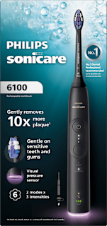 Elektromos fogkefe Sonicare 6100 fekete színben Philips Sonicare