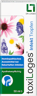 toxiLoges Infekt Homöopathisches Arzneimittel bei fieberhaften Infekten Tropfen toxiLoges