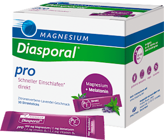 Magnesium-Diasporal Pro Schneller Einschlafen Direkt Direktgranulat, 30 Sticks Diasporal