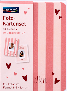 Fotokarten Set sortiert Paradies