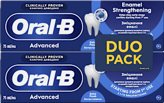 Fogkrém Advanced Enamel Strengthening duopack Oral-B