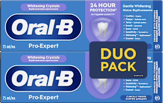 Fogkrém pro-exp Gentle whitening Crystals duopack Oral-B
