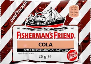 Pastillen, Cola, zuckerfrei Fisherman's Friend