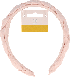 Hajráf fonott mintás, rózsaszín s-he stylecollection