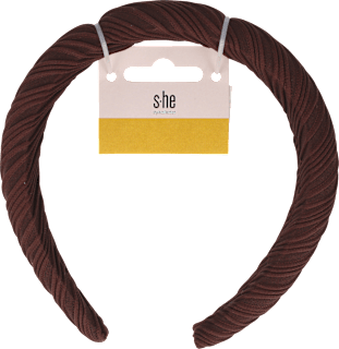 Barna, párnázott hajpánt s-he stylecollection
