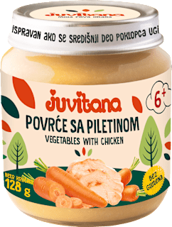 Dečija kašica - povrće sa piletinom, od 6. meseca  juvitana