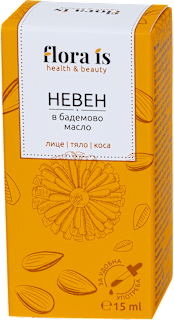 Невен в бадемово масло flora is