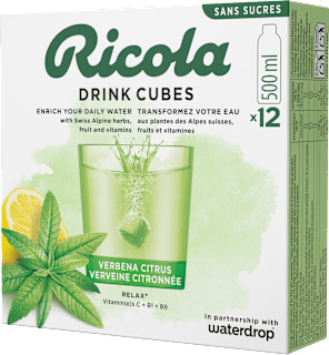 Drink Cubes verbena e agrumi Ricola