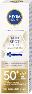 Napozó arckrém FF50+, Dark Spot Control NIVEA SUN
