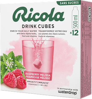 Drink Cubes lampone melissa Ricola