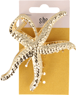 Zlatna kopča za kosu – morska zvijezda s-he stylecollection