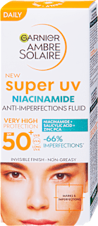 Opaľovací fluid Super UV Niacinamide SPF 50+  Garnier Ambre Solaire