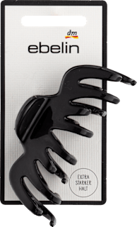 Haarklammer Sport schwarz ebelin