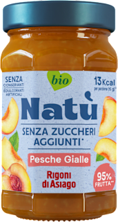 Composta Natù Bio di pesche gialle Rigoni di Asiago